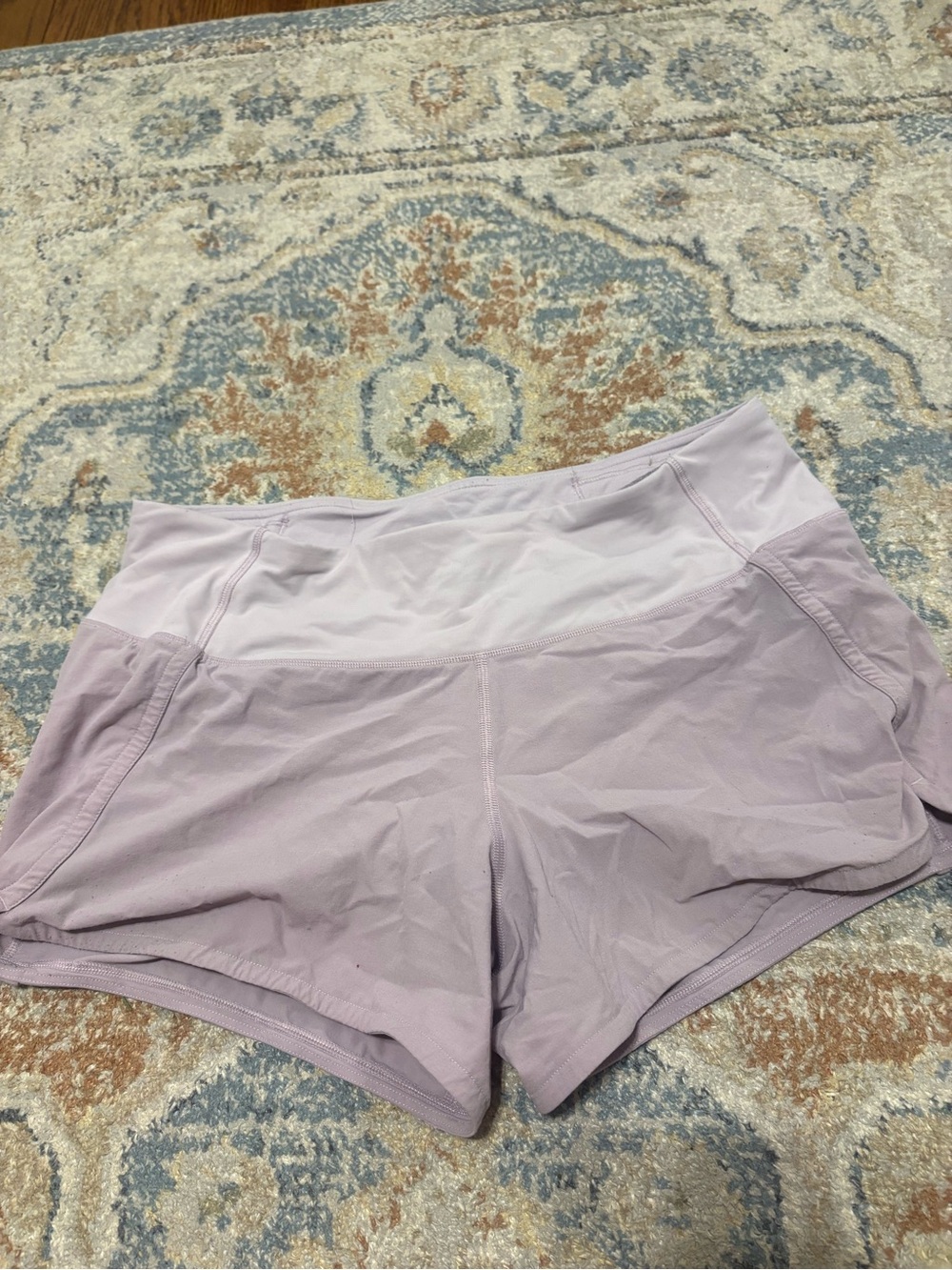 lululemon athletica Lilac Two-Tone Athletic Shorts